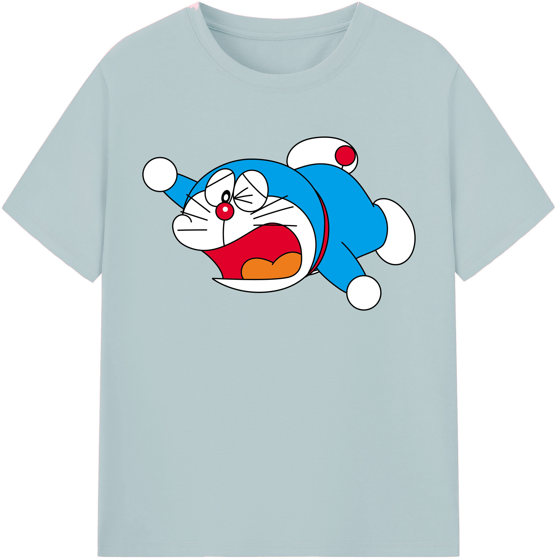 （画像用） ドラえもん Doraemon 綿100％半袖Tシャツ（フロントプリント）